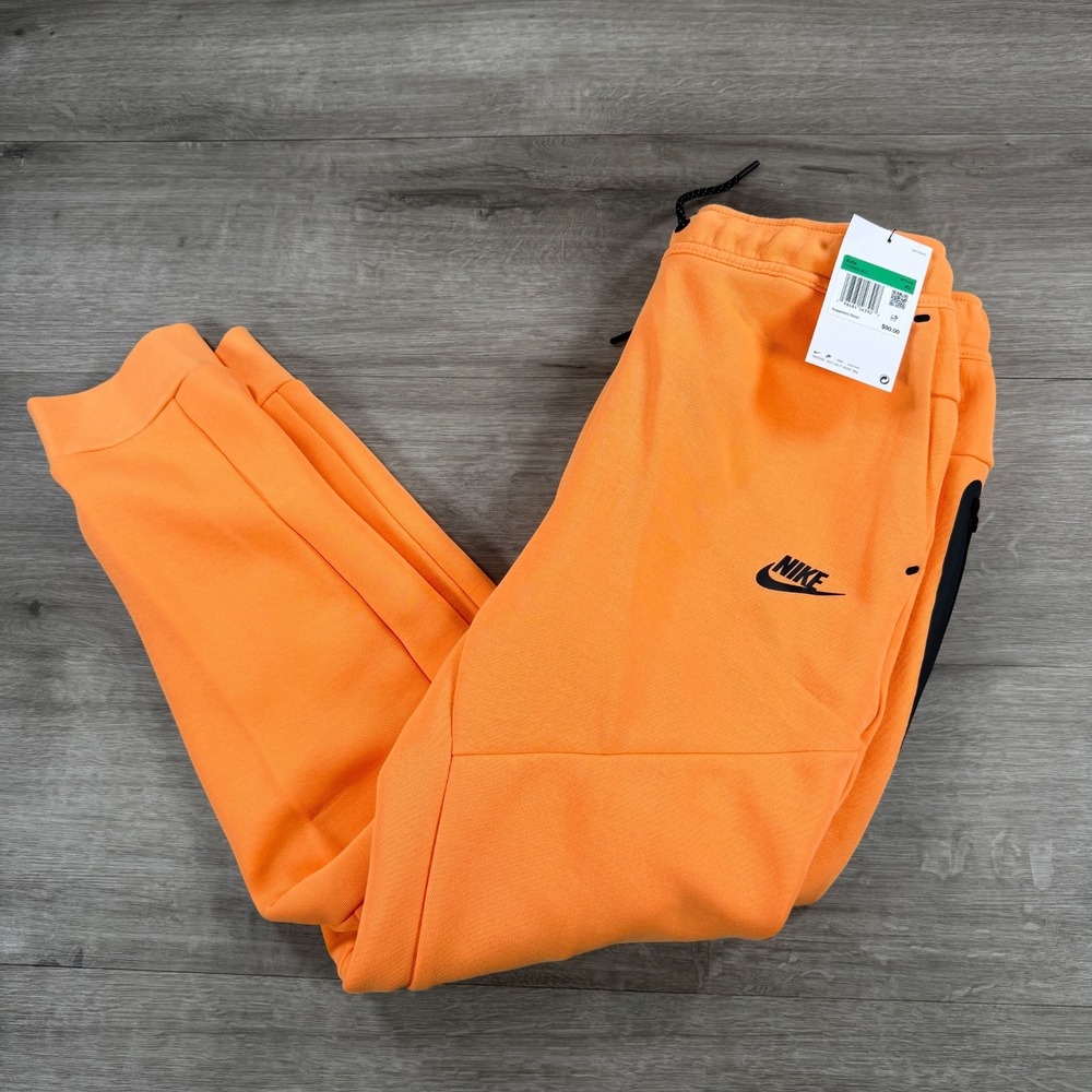 Nike Sportswear Tech Fleece Joggers Big Kids' Size Youth XL Orange HV5869-833